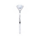 1.20 CT Radiant Shaped Moissanite Solitaire Engagement Ring 2